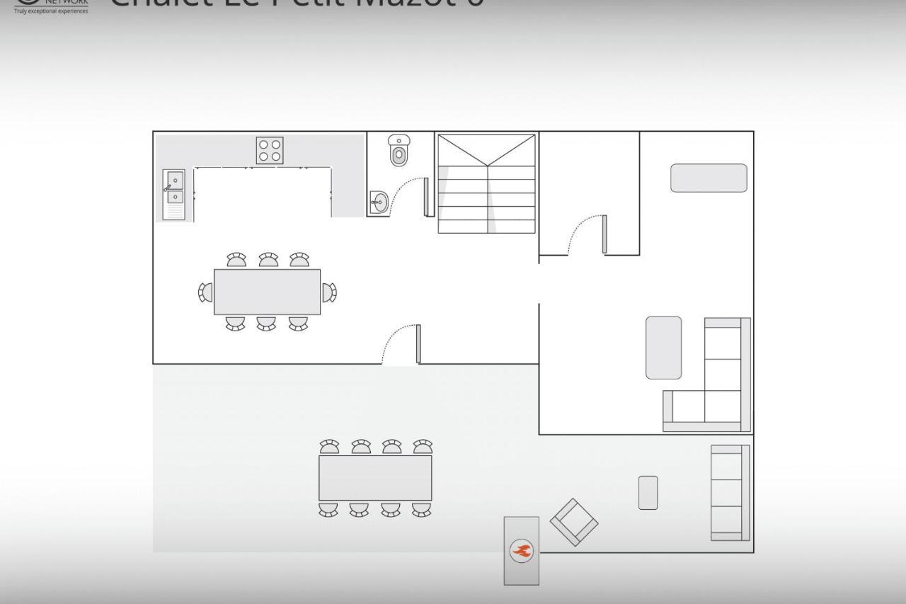 לה קלוסאז Chalet Le Petit Mazot - Ovo Network מראה חיצוני תמונה